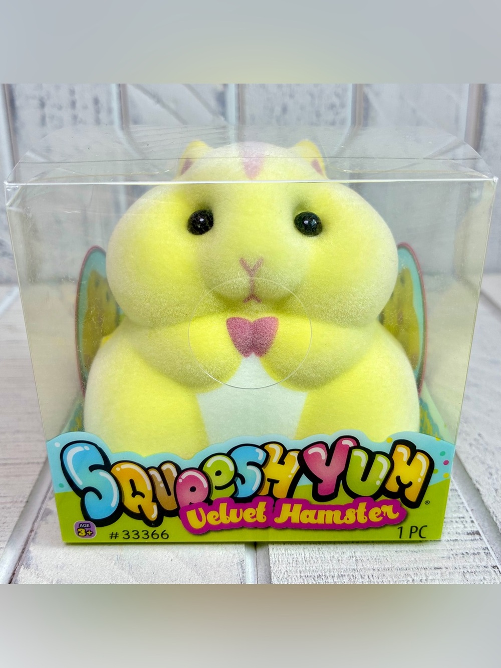 Ja-Ru Inc. Toys Squeesh Yum Velvet Hamster Yellow Adorable Squishy Toy 2026